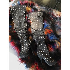 BRAND NEW shoe sale! Thigh High boots with studs✨